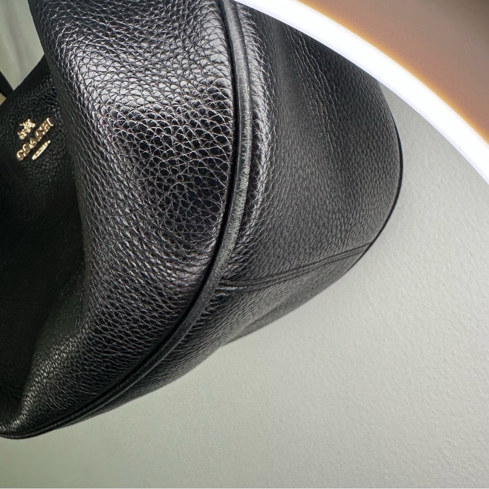 Coach Harley Hobo Shoulder Bag in black - Picture 5 of 10